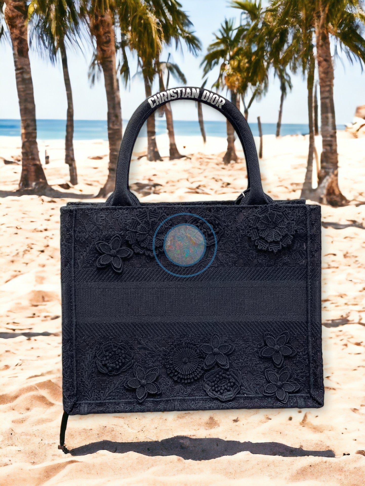 Dior Small D-Lace Book Tote