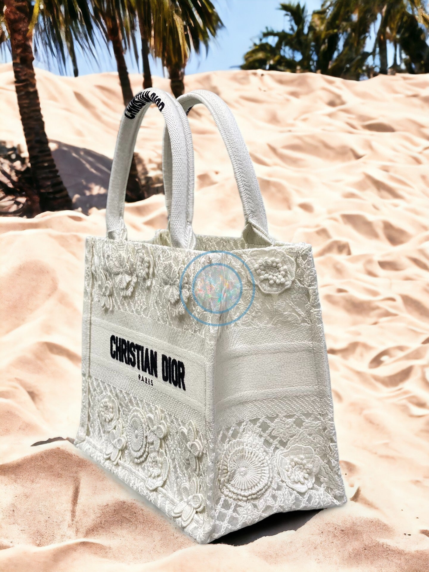 Dior Small D-Lace Book Tote