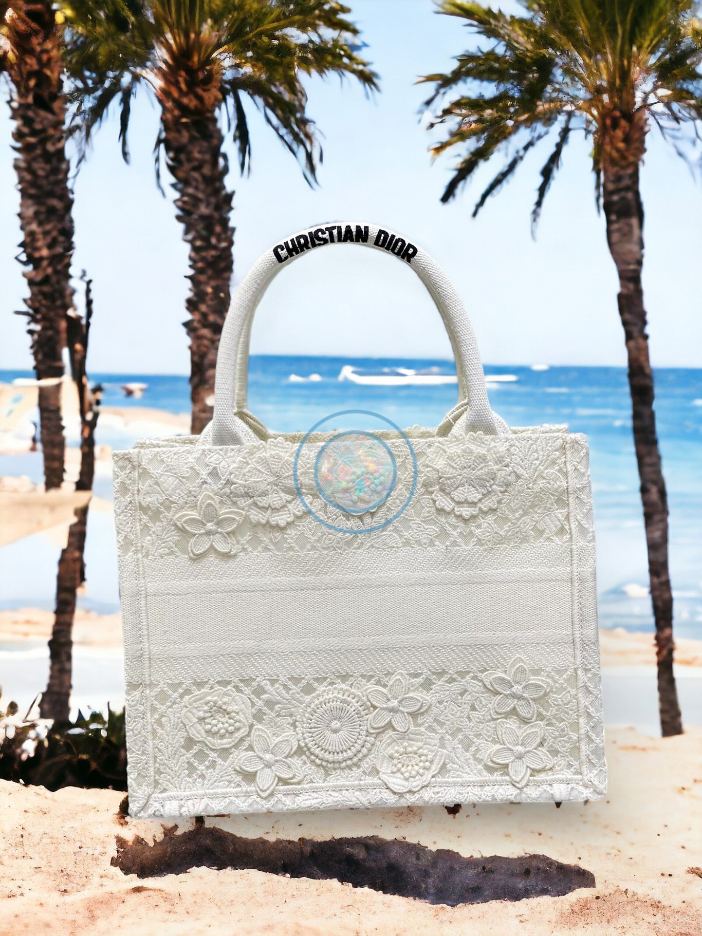 Dior Small D-Lace Book Tote