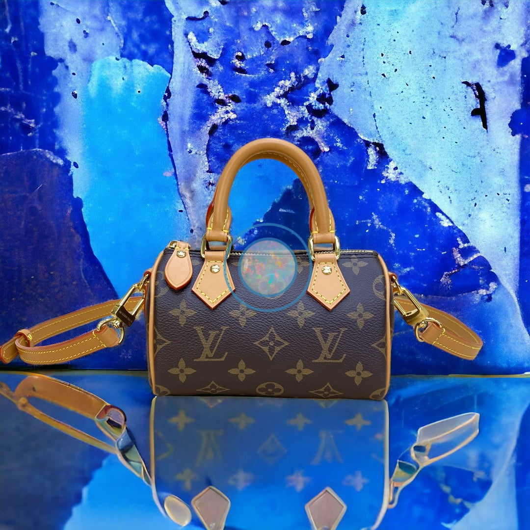 LV Nano Speedy Bag - Brown Mono