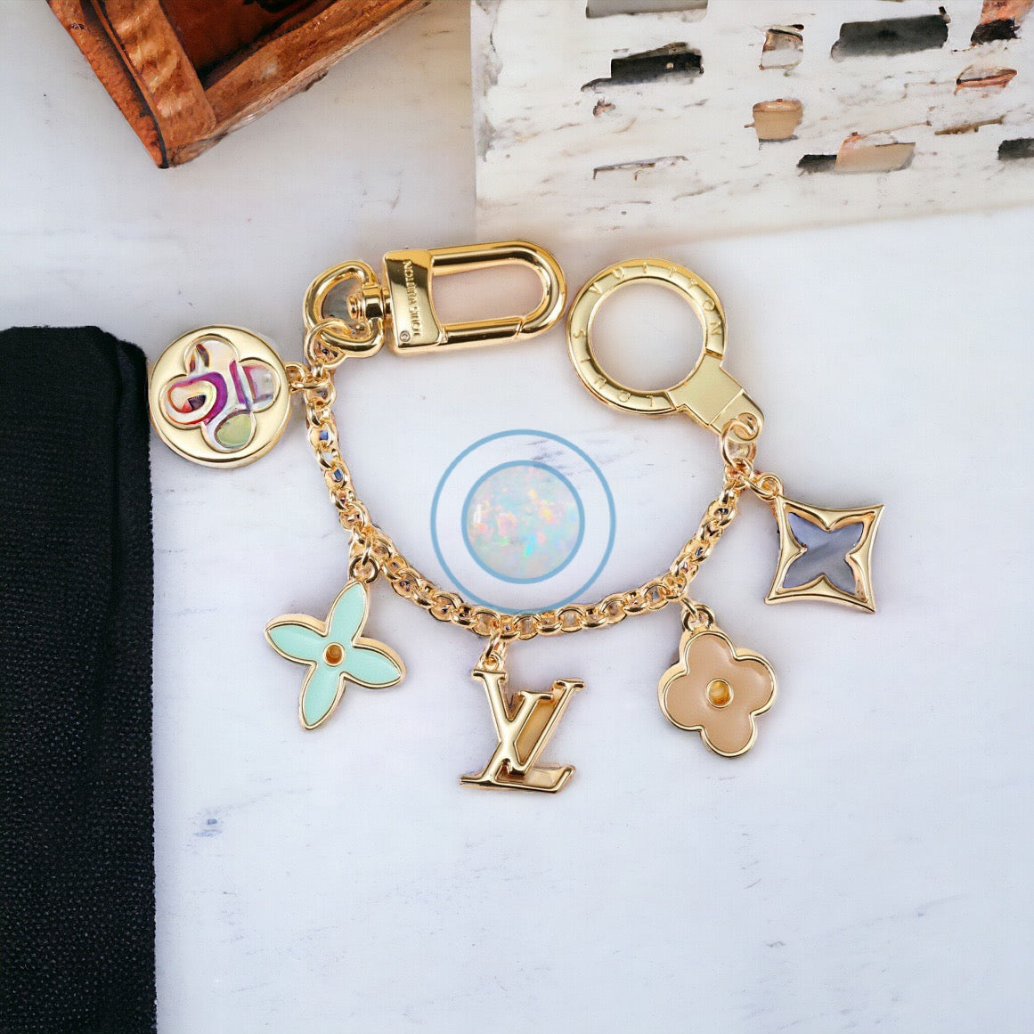LV Pastel Charm Keychain