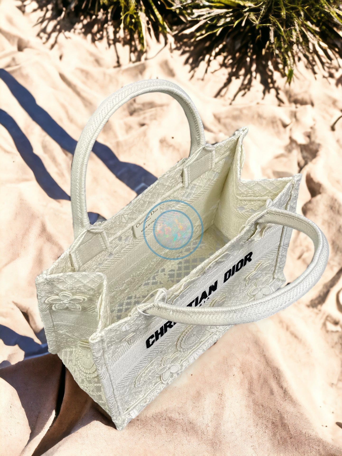 Dior Small D-Lace Book Tote
