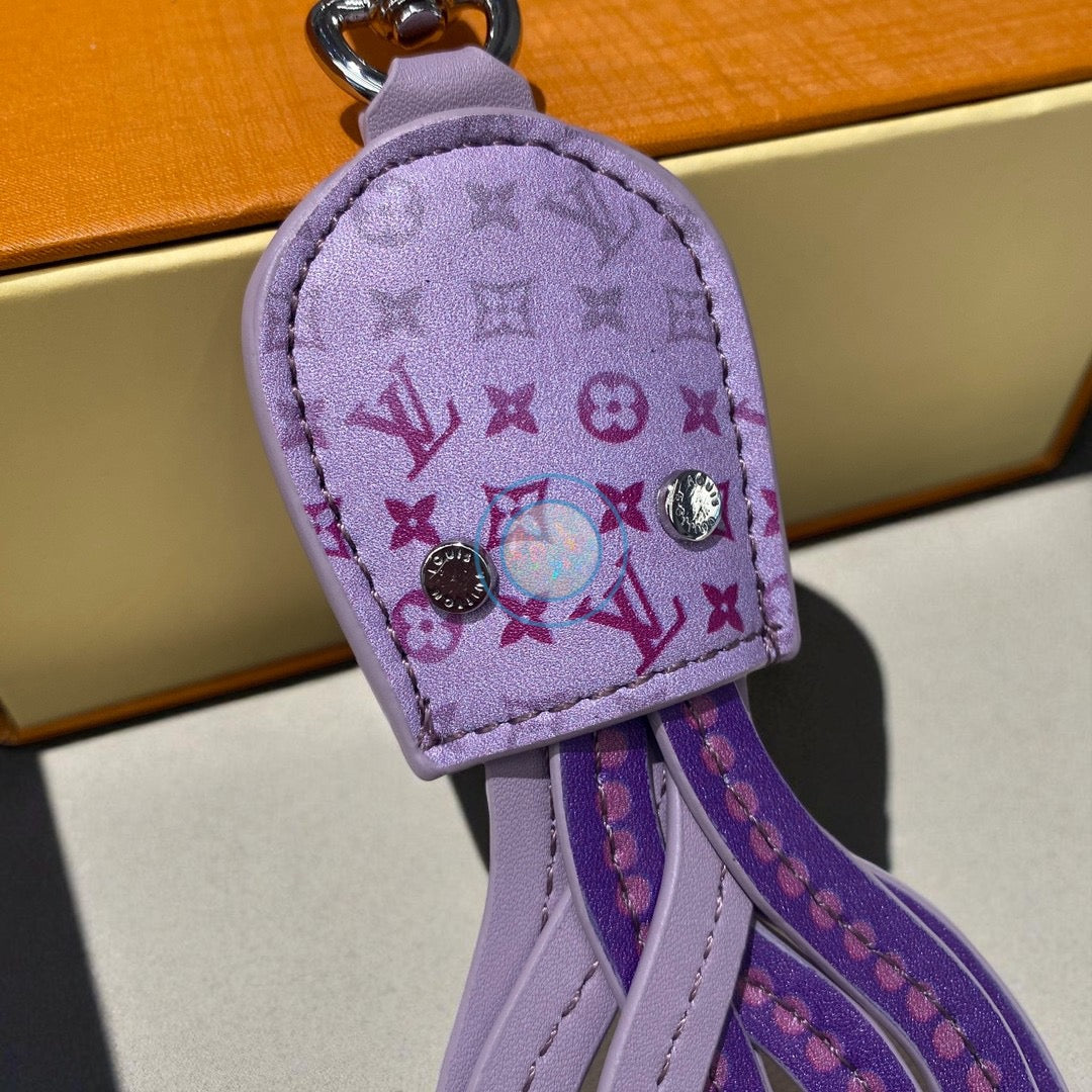 LV Octopus Bag Charm