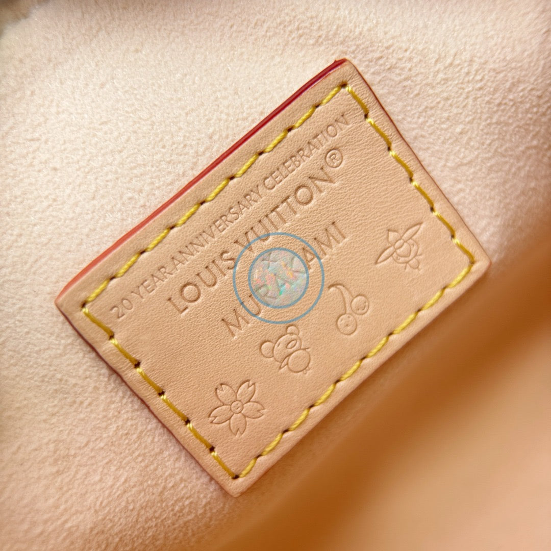 LV x Murakami 2025 Multicolor Nano Speedy - White