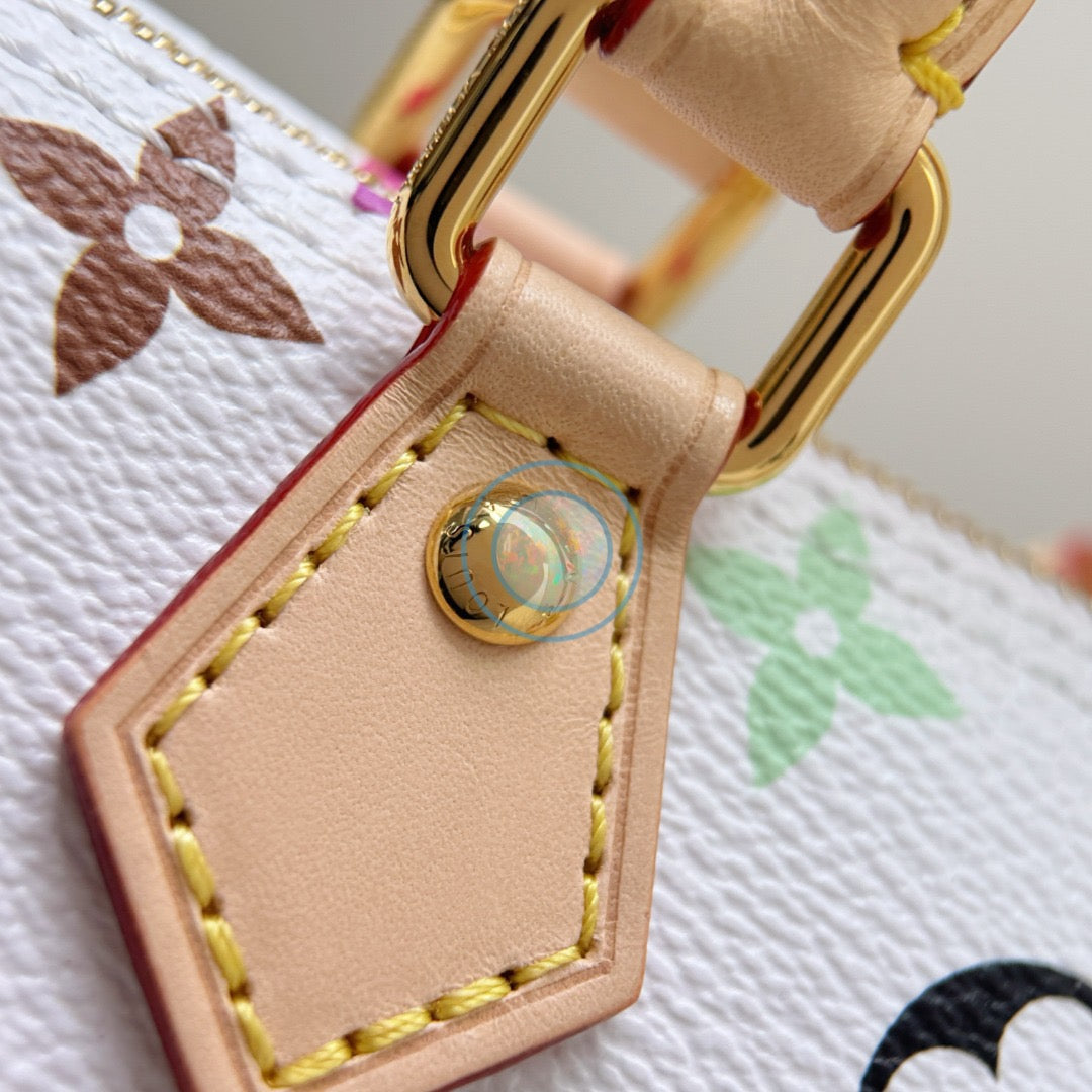 LV x Murakami 2025 Multicolor Nano Speedy - White