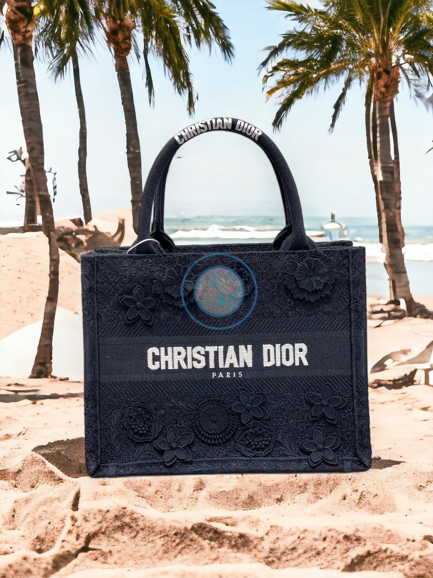 Dior Small D-Lace Book Tote