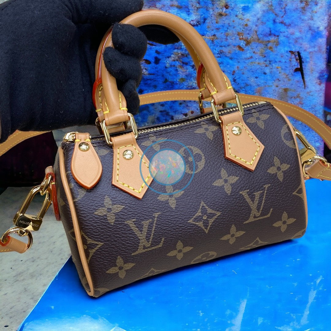 LV Nano Speedy Bag - Brown Mono
