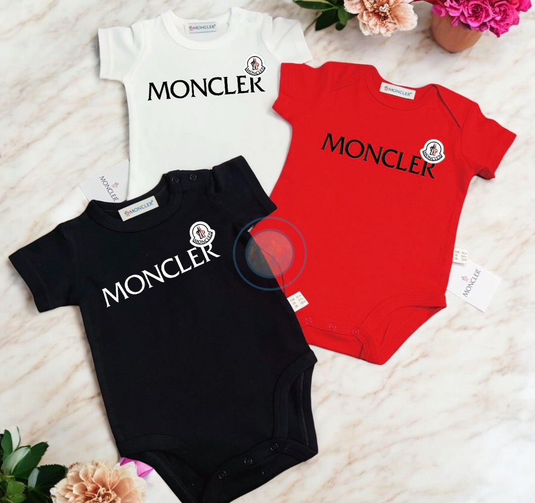 Moncler Logo Onesie