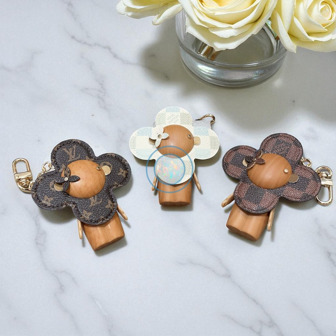 LV Vivienne Wooden Bag Charms