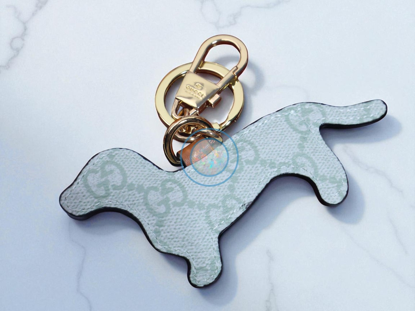 Gucci GG Dog Bag Charm