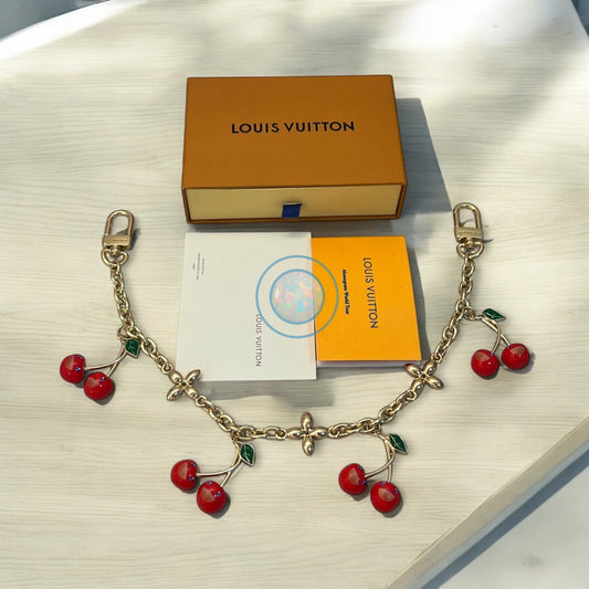 LV x Murakami Cherry Double Chain